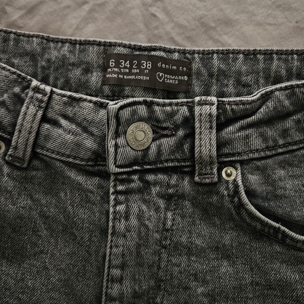Women's Charcoal Denim Jeans - Picture 5 of 5